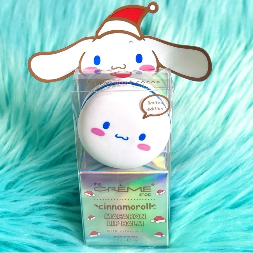Crème Shop X Sanrio Cinnamoroll Peppermint Cocoa Macaron Lip Balm